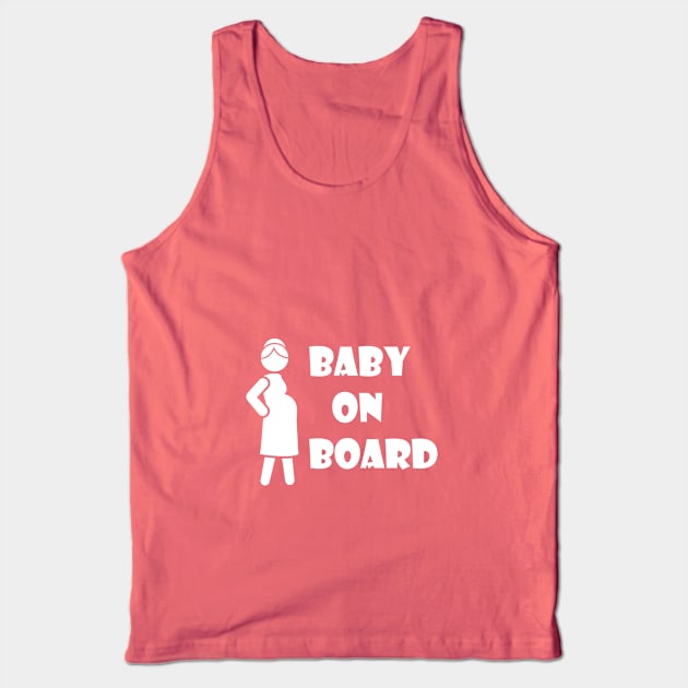 Baby on Board Tank Top by Great North American Emporium